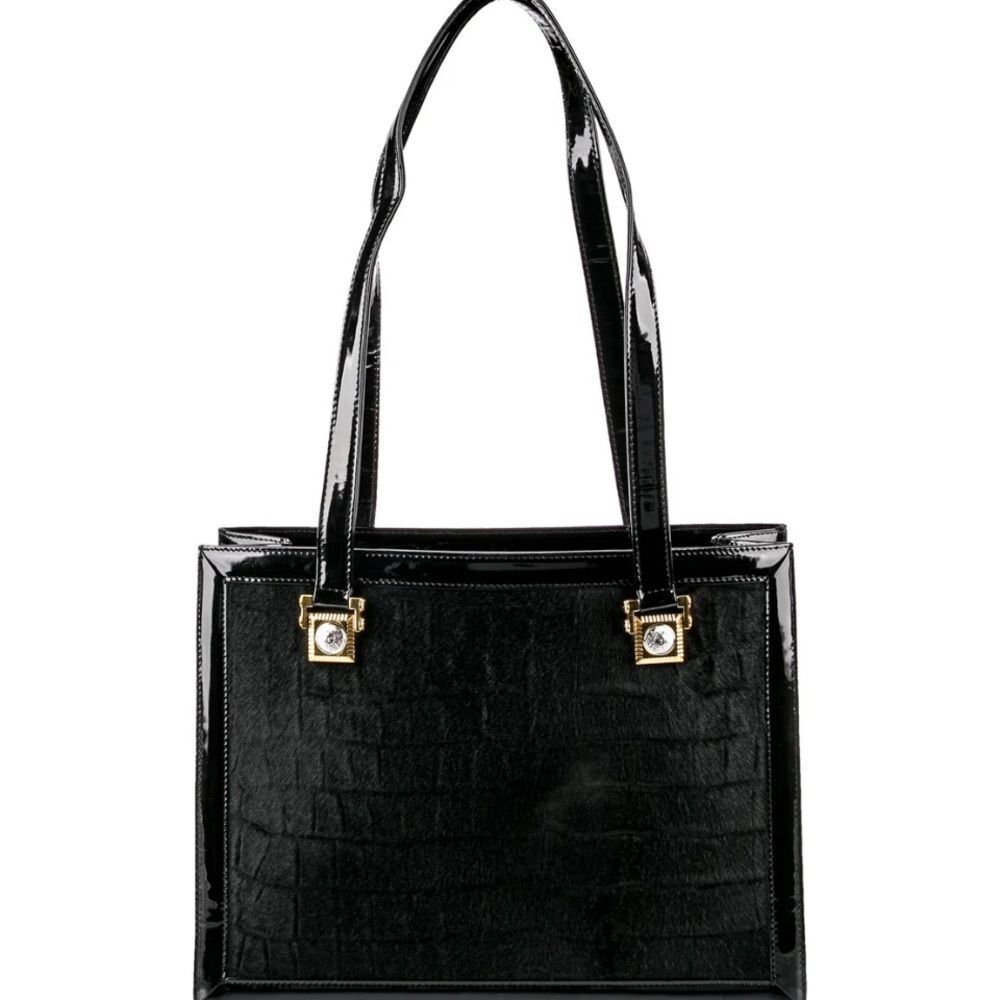Versace ponyhair tote bag - Picture 4 of 6